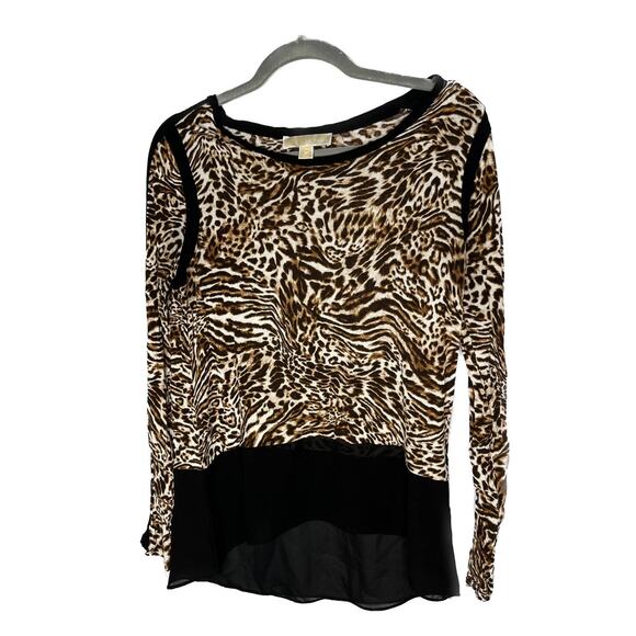 Michael Michael Kors Animal Print Blouse - Picture 1 of 12